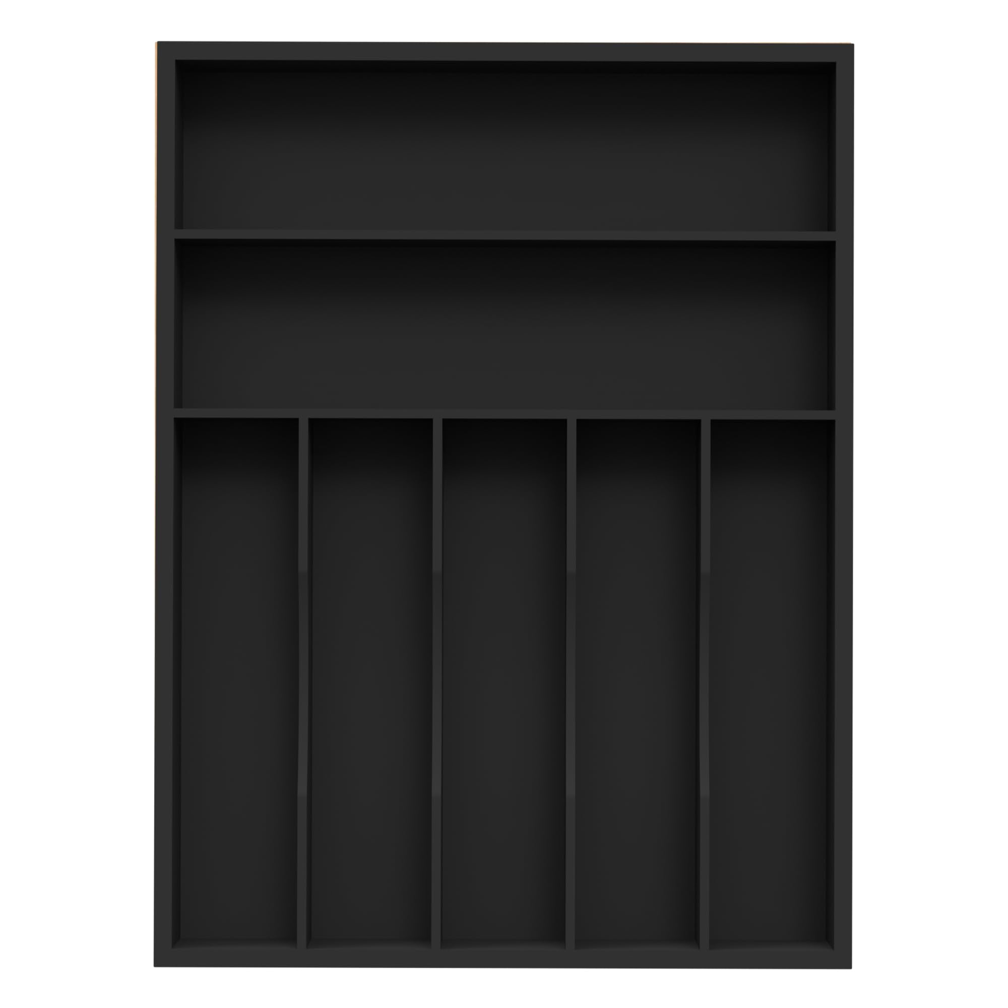 Expandable Bamboo Drawer Organizer — 7-Slot Utensil & Cutlery Tray
