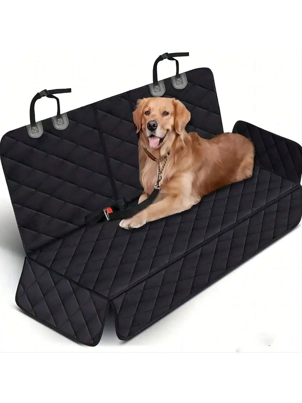 Dog Car Seat Cover & Hammock — Waterproof Nonslip Back-Seat Protector (Universal Fit)