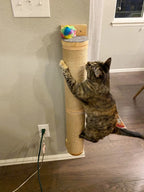 Sisal Cat Scratching Post — Wall-Mounted Furniture Protector for Indoor Cats