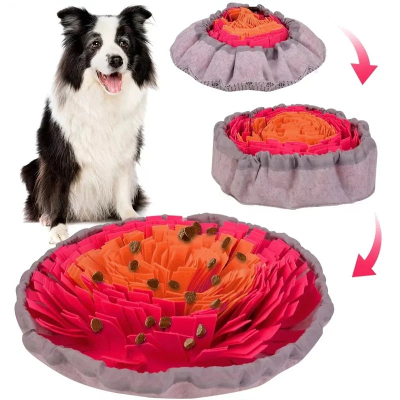 Dog Snuffle Mat — Washable Slow-Feeder & Foraging Enrichment Mat