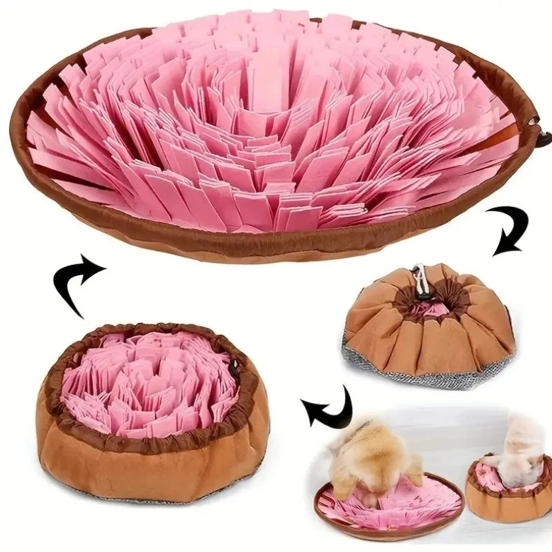 Dog Snuffle Mat — Washable Slow-Feeder & Foraging Enrichment Mat