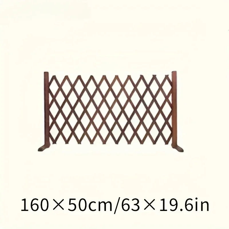 Retractable Wooden Pet Gate — Freestanding Indoor Dog Gate for Doorways, Stairs & Hallways