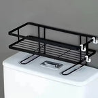 Over-the-Toilet Storage Shelf — Freestanding Bathroom Organizer Rack & Space-Saving Cabinet