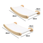 Sisal Cat Scratching Post — Wall-Mounted Furniture Protector for Indoor Cats
