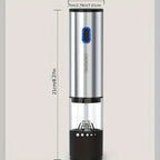 Electric Salt and Pepper Grinder Set – Rechargeable Automatic Mills with LED Light & Adjustable Coarseness