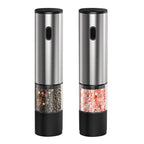 Electric Salt and Pepper Grinder Set – Rechargeable Automatic Mills with LED Light & Adjustable Coarseness