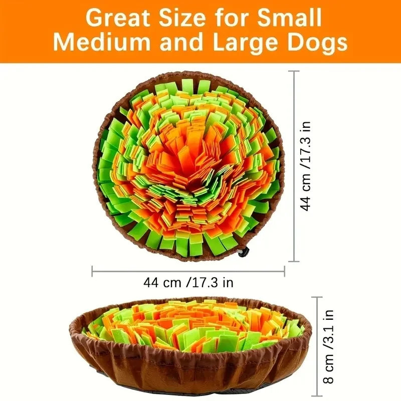 Dog Snuffle Mat — Washable Slow-Feeder & Foraging Enrichment Mat
