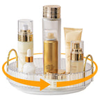 360° Rotating Vanity Organizer — Spinning Countertop Storage for Skincare & Makeup