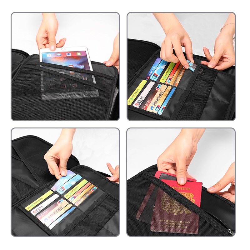 Fireproof Document Organizer Bag — Fire & Water-Resistant Storage for Files & Valuables