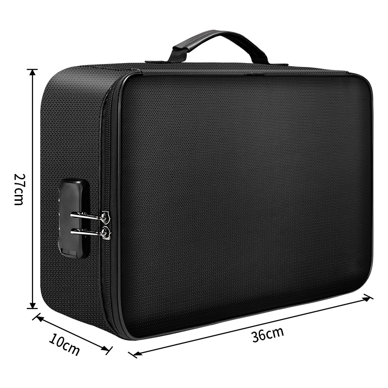 Fireproof Document Organizer Bag — Fire & Water-Resistant Storage for Files & Valuables